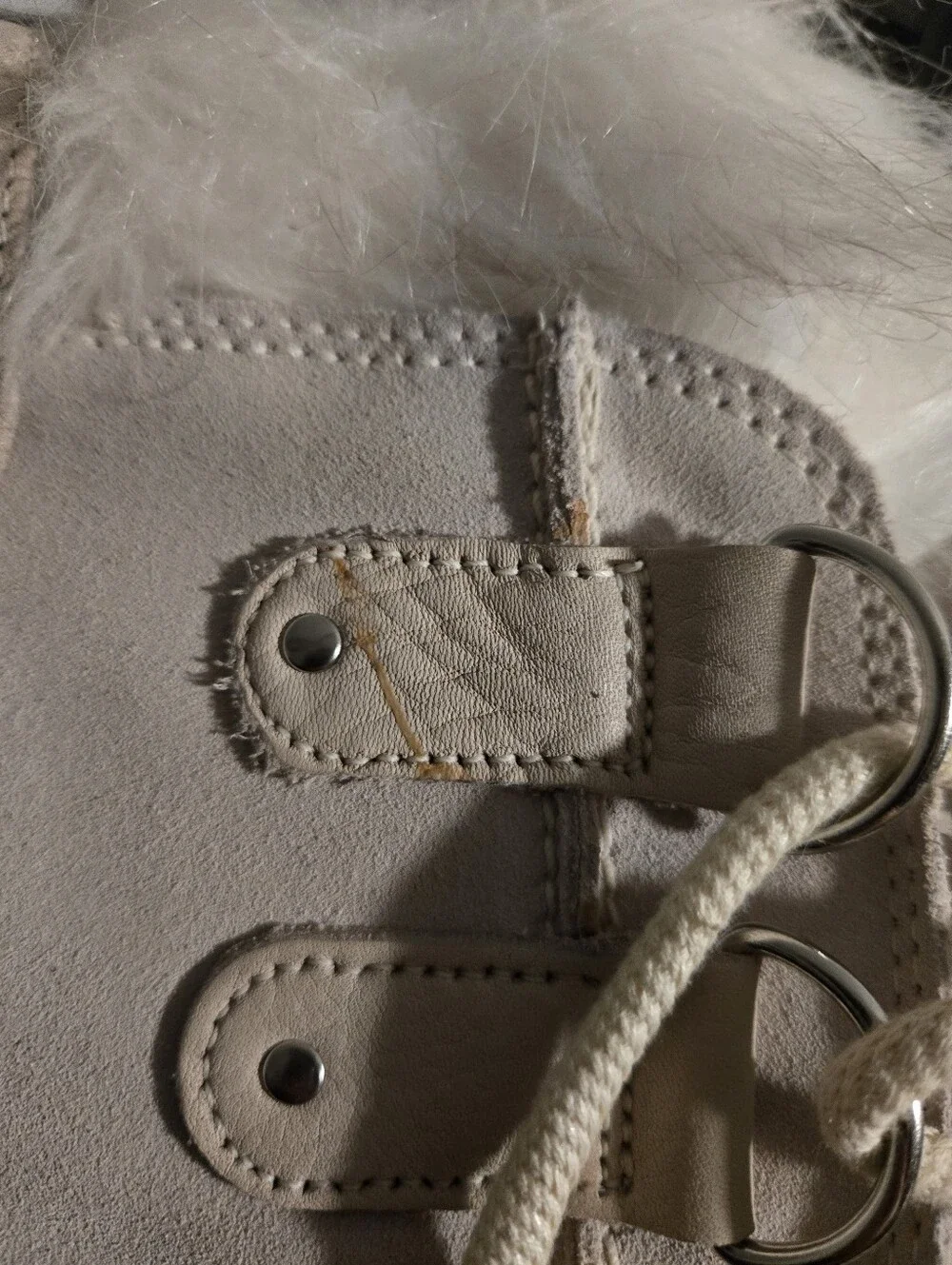 SOREL Women’s Winter Lace-Up Snow Boots with Faux Fur Trim - Cream/Tan